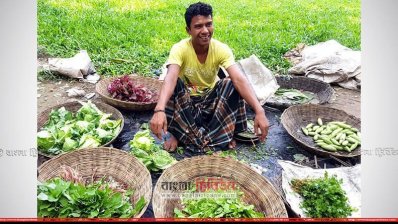 বগুড়ায় বাজারে উঠতে শুরু করেছে রবি শস্য (ছবি: বগুড়া প্রতিনিধি)