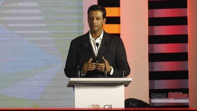 জয় বাংলা ইয়ুথ অ্যাওয়ার্ড&rsquo; বিতরণী অনুষ্ঠানে বক্তব্য রাখছেন সজীব ওয়াজে জয়  