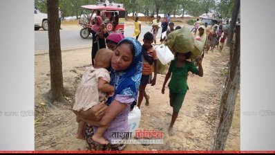 নতুন করে আসছে হাজারো রোহিঙ্গা (ছবি: কক্সবাজার প্রতিনিধি)