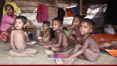 রোহিঙ্গা পরিবারে একাধিক শিশু