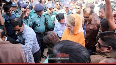 আদালতে খালেদা জিয়া (ছবি: ফোকাস বাংলা)
