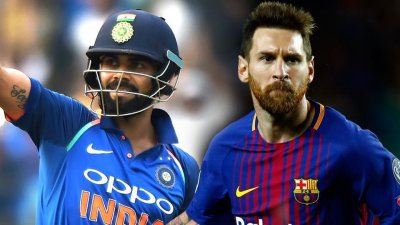 মেসিকে পেছনে ফেললেন কোহলি