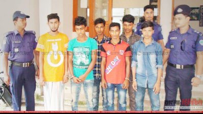 আটক ৬ যুবলীগ কর্মী