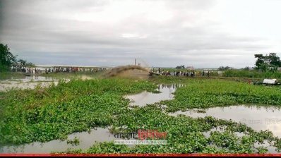 হাওরবাসী আশা করছেন, নদী খননের পর আগাম ঢলে ফসল হারাতে হবে না তাদের