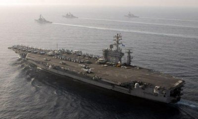 ৩০ বছর পর ভারত মহাসাগরে মার্কিন বিমানবাহী নৌবহর