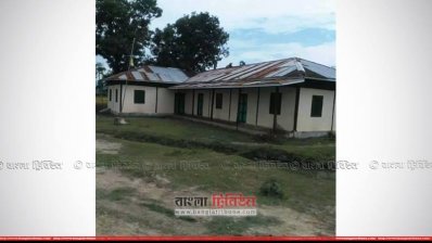 মিয়ানমারের হরিতলায় বন্ধ থাকা স্কুল 