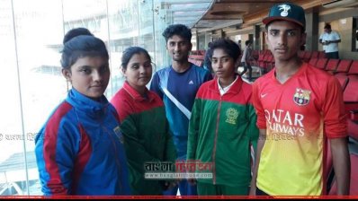 প্রতিযোগিতায় অংশ নেবেন এই পাঁচ অ্যাথলেট। ছবি-তানজীম আহমেদ