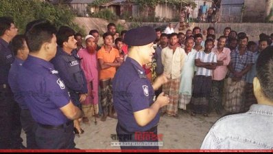 মিঠামইনে সংঘর্ষের খবর শুনে  জেলা প্রশাসক ও পুলিশ সুপার ঘটনাস্থল পরিদর্শনে যান