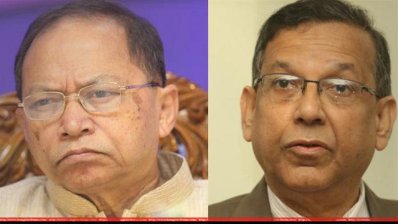 প্রধান বিচারপতি এস কে সিনহা ও আইনমন্ত্রী আনিসুল হক (ছবি- অনলাইন থেকে নেওয়া)