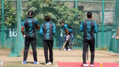 তৃতীয় ম্যাচের আগে খুলনা টাইটানসের অনুশীলন। ছবি-ফেসবুক