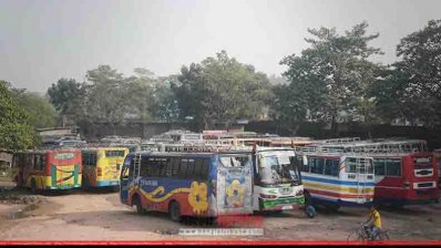 দিনাজপুরে পরিবহন ধর্মঘট