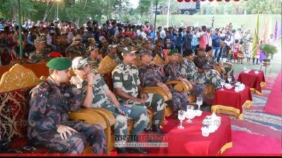 সম্প্রীতি বাড়াতে বিজিবি-বিএসএফ’র সাংস্কৃতিক অনুষ্ঠান