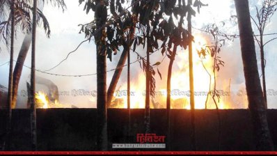 বান্দরবানে অগ্নিকান্ডে পাঁচটি ঘর পুরে গেছে