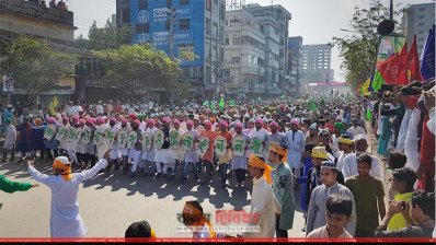 ঈদে মিলাদুন্নবীতে নারায়ণগঞ্জে শোভাযাত্রা