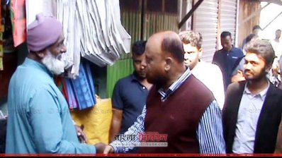জনসংযোগে বিএনপি প্রার্থী কাওছার জামান বাবলা