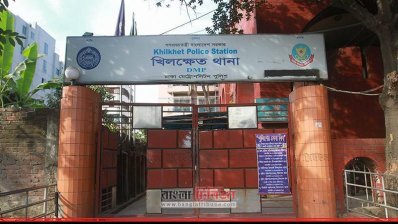 খিলক্ষেত থানায় রাখা হয়েছে গাড়িটি