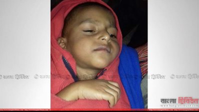 গাবতলী থেকে উদ্ধার করা শিশু