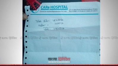 প্রথম দুই দিনের বিলের হিসাব 