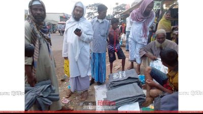 ফুটপাতে বিক্রি হচ্ছে ইউএনএইচসিআর-এর সিলমারা কম্বল
