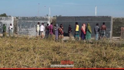 কৃষি জমি দখল করে ইট ভাটা নির্মাণের অভিযোগ