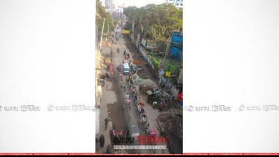 অটোরিকশামুক্ত কুমিল্লা নগরীর একটি রাস্তা