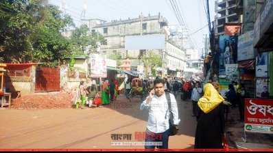 অটোরিকশামুক্ত কুমিল্লা নগরীর একটি রাস্তা