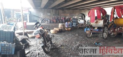 সিলেট পশ্চিম কাজিরবাজার মাছের আড়ৎ, সেলফি ব্রিজের নিচে