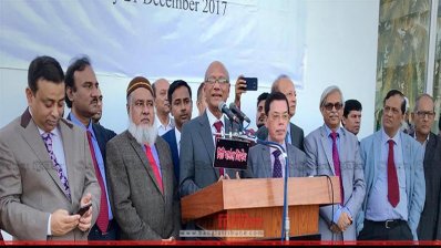 বক্তব্য রাখছেন শিক্ষামন্ত্রী নুরুল ইসলাম নাহিদ (ছবি- প্রতিনিধি)