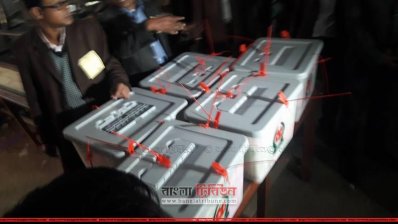 ভোট গ্রহণ শেষ, চলছে গণনার প্রস্তুতি