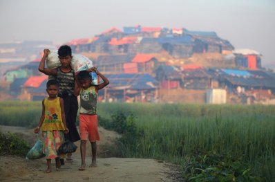 বাংলাদেশে আশ্রয় নেওয়া রোহিঙ্গা