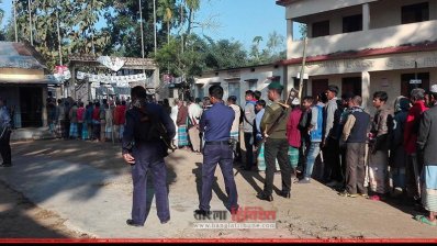 হবিগঞ্জের দুই ইউনিয়নে শান্তিপূর্ণ ভোটগ্রহণ চলছে