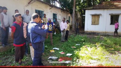 দুষ্কৃতিকারীরা বই ছিঁড়ে ফেলে দিয়ে যায়