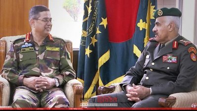 সেনাপ্রধানের সঙ্গে কুয়েতের সশস্ত্র বাহিনীর চিফ অব স্টাফ-এর সাক্ষাৎ (ছবি- আইএসপিআর)