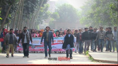 হাবিপ্রবিতে বর্ণাঢ্য আয়োজনে ছাত্রলীগের প্রতিষ্ঠাবার্ষিকী উদযাপন