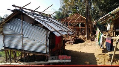 লংগদুর ক্ষতিগ্রস্তদের কোনও রকম মাথাগোঁজার ঠাঁই