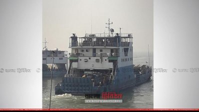 পাটুরিয়া-দৌলতদিয়া রুটে ফেরি চলাচল শুরু