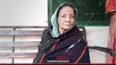হাসপাতালের বারান্দায় জোসনা বেগম