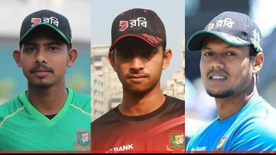 মোসাদ্দেক, নাঈম ও কামরুল
