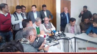সংবাদ সম্মেলনে মির্জা ফখরুল