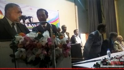 বক্তব্য রাখছেন গণফোরামের সভাপতি কামাল হোসেন