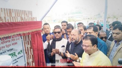 সিঙ্গাইর-হেমায়েতপুর আঞ্চলিক সড়ক উদ্ভোধন করছেন সেতুমন্ত্রী