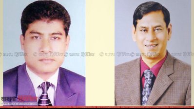 নতুন কমিটির সভাপতি ও সাধারণ সম্পাদক (ছবি- প্রতিনিধি)