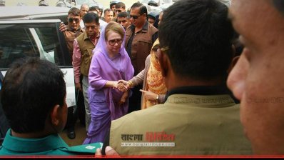 আদালতে খালেদা জিয়া (ছবি: নাসিরুল ইসলাম)