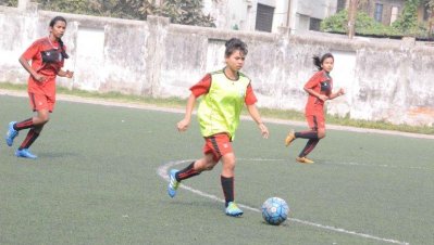 সাফল্য এনে দিলেও এশিয়াডে মেয়েদের ফুটবলে বাংলাদেশকে দেখা যাবে না। ছবি-বাফুফে