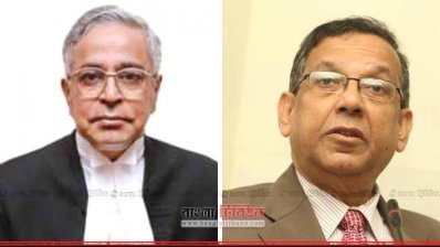 প্রধান বিচারপতি সৈয়দ মাহমুদ হোসেন ও আইনমন্ত্রী আনিসুল হক