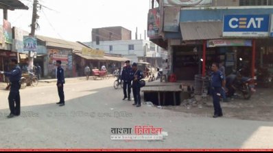 হিলিতে নিরাপত্তা জোরদার
