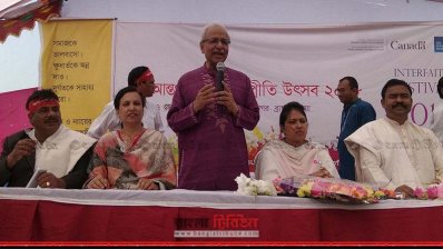 মন্দির ভাঙচুর মামলার আসামি ফারুক মিয়া (বামে), জামাল মিয়া (ডানে)
