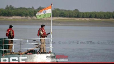 সুন্দরবনের ভারতীয় অংশে বিএসএফের টহল