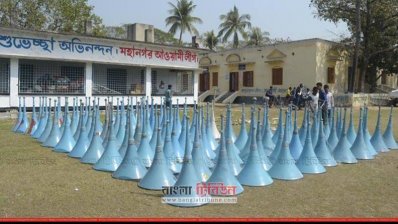 প্রধানমন্ত্রীকে স্বাগত জানাতে রাজশাহীতে প্রস্তুতি