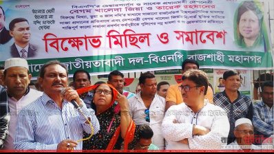 বক্তব্য রাখছেন মিজানুর রহমান মিনু